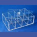 CAJA Tipo bombonera con 8 huecos de 34 x 46 x 44 mm y tapa con pomo